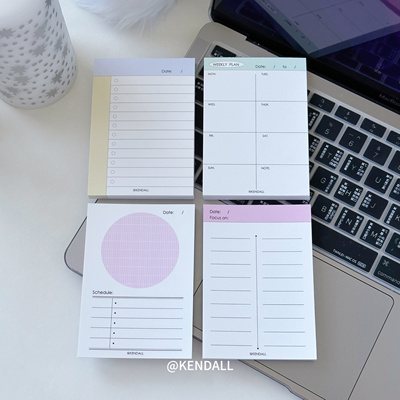 KENDALL文创｜简约ins风韩系M5/A8便签本实用无粘性可撕