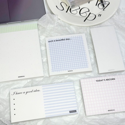 KENDALL原创｜盐系ins奶油风便签本