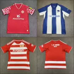 25-26 Season High Quality Thai Version Mainz Hertha Berlin Union Home Away Short Sleeve Soccer Jersey Kit