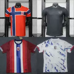 252627 Norwegian Player Version Slim Fit Home & Away Football Jersey, Plus Size Haaland