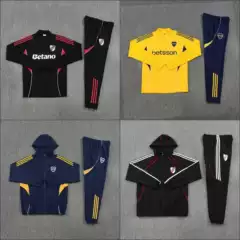 2627 Argentinian River Plate Boca Juniors Long-Sleeve Half-Zip Full-Zip Training Uniform Football Jersey Autumn and Winter Jacket