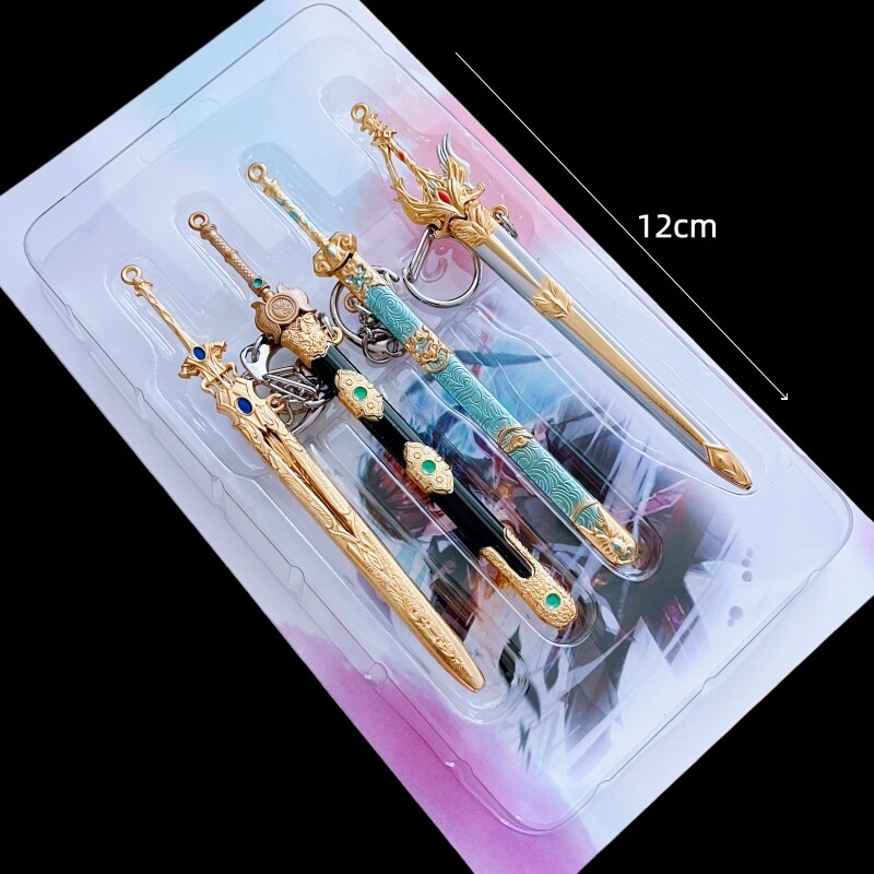 古代名剑刀剑武器金属模型套装三角洲三国斗罗兵器玩具摆件礼物图片