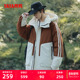 短款 羽绒服2025年冬季 新款 鸭鸭男士 时尚 潮流拼接连帽加厚保暖外套