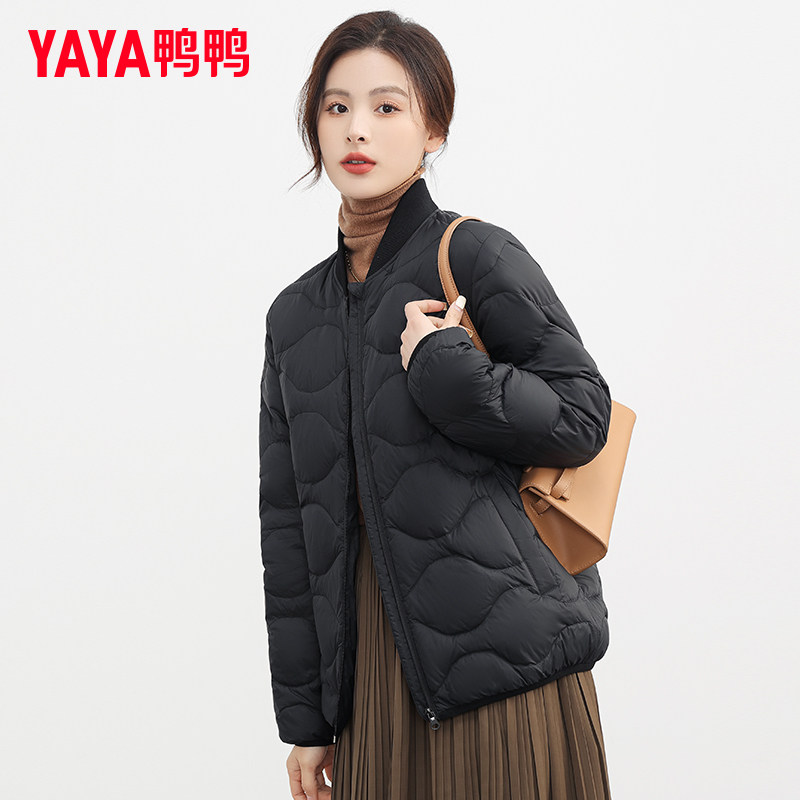 鸭鸭2022冬新品情侣男女同款款90绒轻薄羽绒服百搭休闲舒适外套J