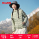 反季 佟丽娅明星同款 鸭鸭登山羽绒服女短冬季 保暖连帽鸭绒轻薄外套