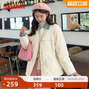 时尚 鸭鸭轻薄羽绒服女士2025冬季 韩版 新品 拼接保暖鸭绒外套Y 短款