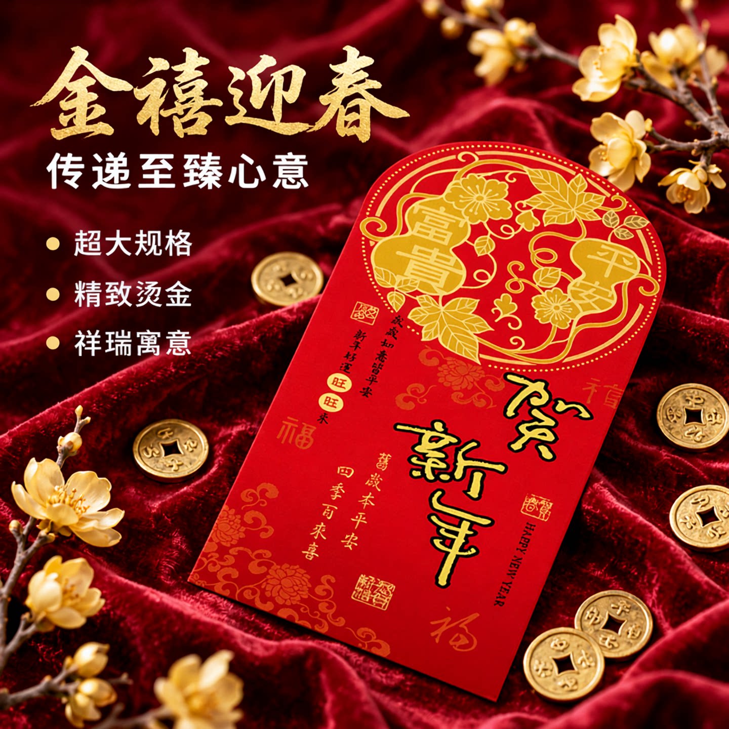 SEASON台湾四季大红包袋利是封礼金袋过年新年千元春节压岁包中式