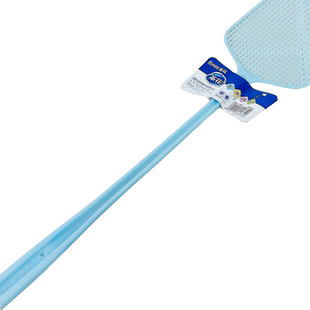 茶花苍蝇拍塑料拍大号加长加厚厨房家用手动灭蚊蝇打蚊子长柄款