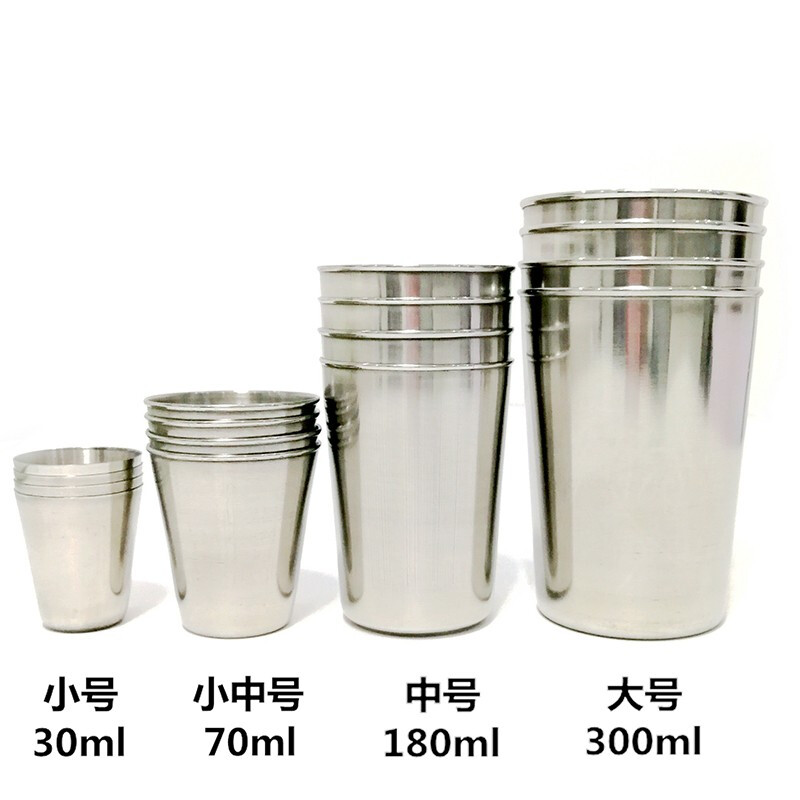 不锈钢量杯烧杯酒杯规格齐