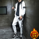 2021秋冬装新款加绒休闲运动男套装卫衣运动裤钱塘2026-2019-P68，男装套装，星座1512
