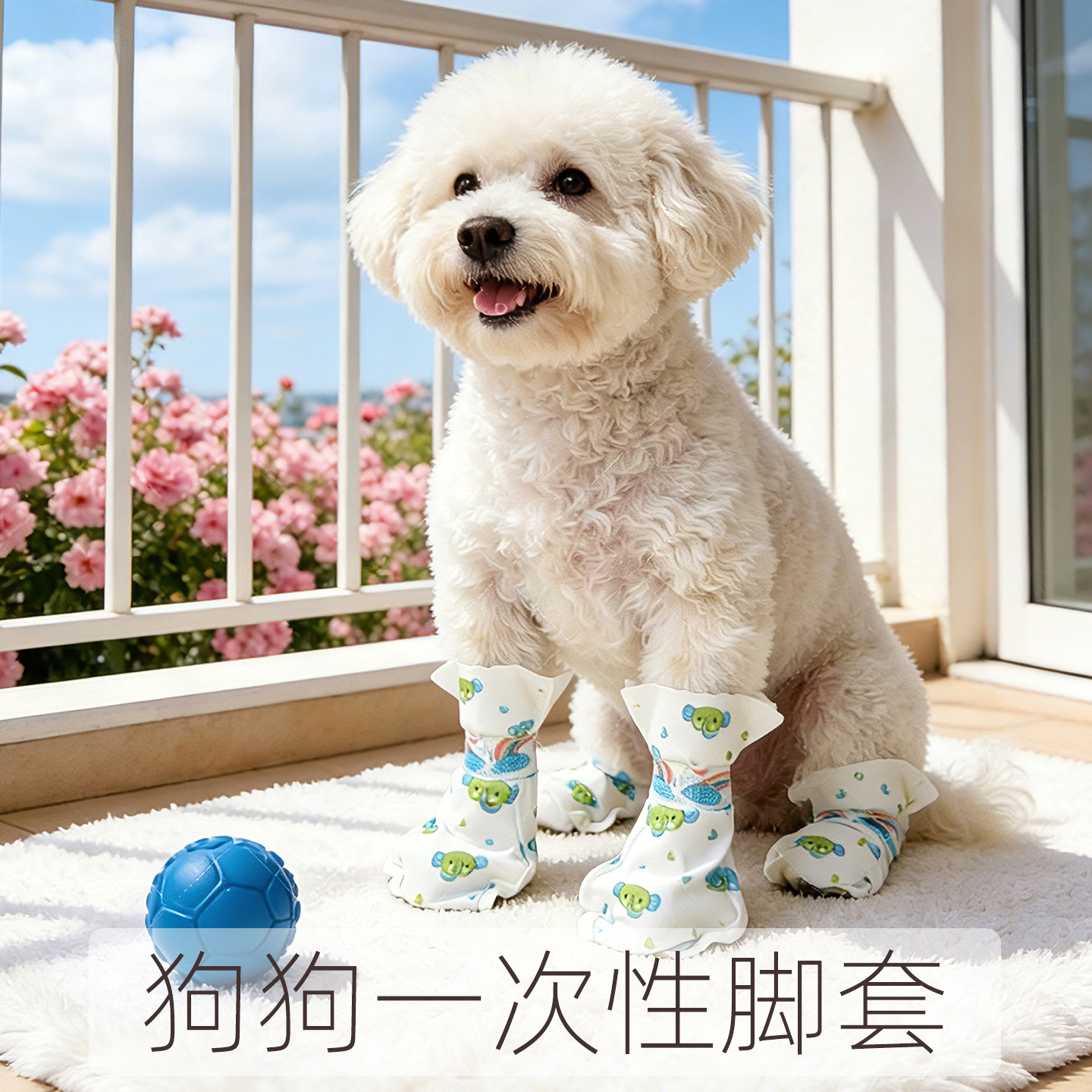 狗狗外出防脏脚套一次性遛狗专用