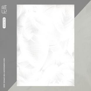 洁白轻羽立体凹凸竖条纹手帐背景素材礼物包装纸厚实手工包书皮纸