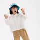 儿童单排扣宽松落肩百搭衬衣中大童休闲上衣 女童衬衫 2026秋季 新款