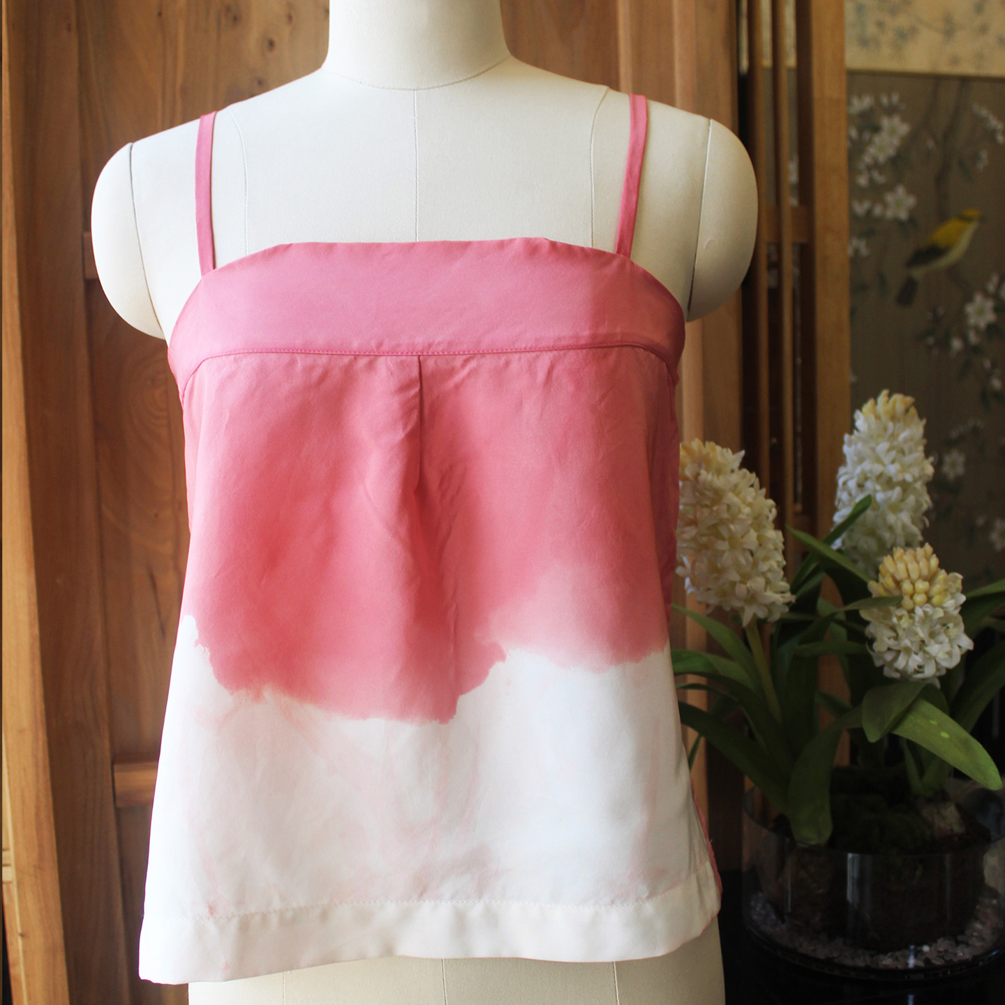 湘桃 桑蚕丝草木染渐变橙黄色改良宋制抹胸汉服 特价日常吊带内搭,女装/女士精品,汉服上装,淘宝优惠券,粉丝福利购,淘宝优惠卷