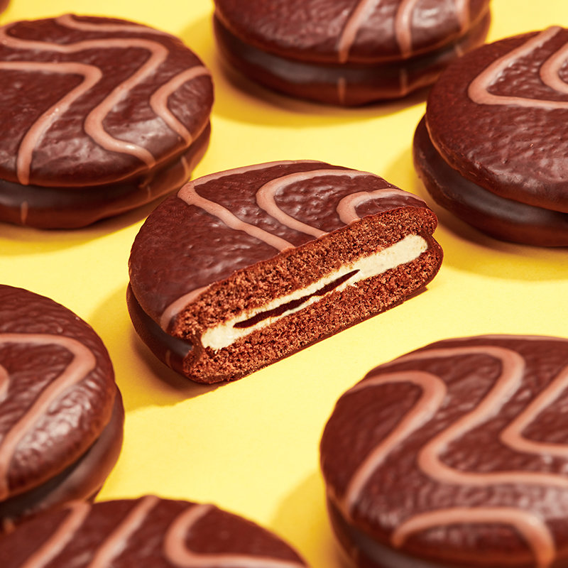 好丽友可可派6枚独立小包装180g早点早餐糕点点心下午茶休闲零食