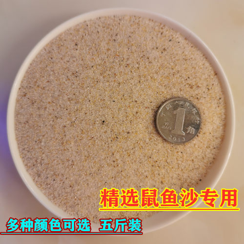 黄金沙三湖南美缸鼠鱼底砂鱼缸造景底沙河沙黄色细沙化妆沙水草砂 - 封面