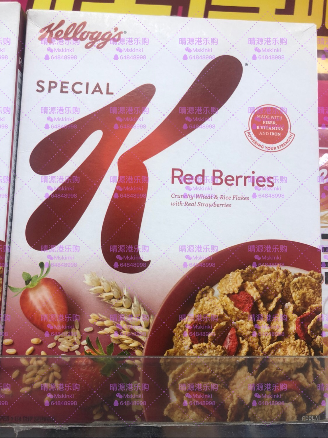 香港代购 家乐氏Special K 草莓乳酪燕麦片 317g早餐推荐 新包裝