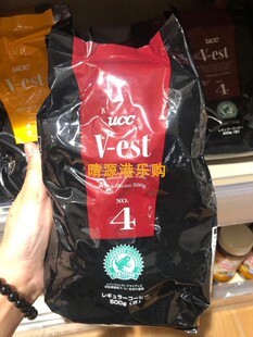 香港代购 UCC 精选特浓咖啡豆 V-EST 500G 袋装