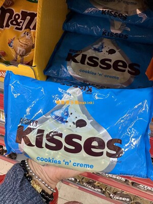 香港代购 美国好时HERSHEY`S雪吻奶油曲奇水滴朱古力巧克力 315g