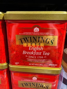 香港代购 英国TWININGS川宁English breakfast tea英式早餐茶200g