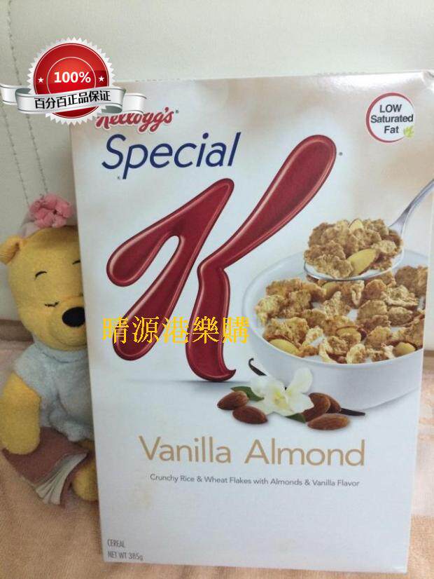 香港代购 家乐氏Special K杏仁原片燕麦麦片 385g盒装
