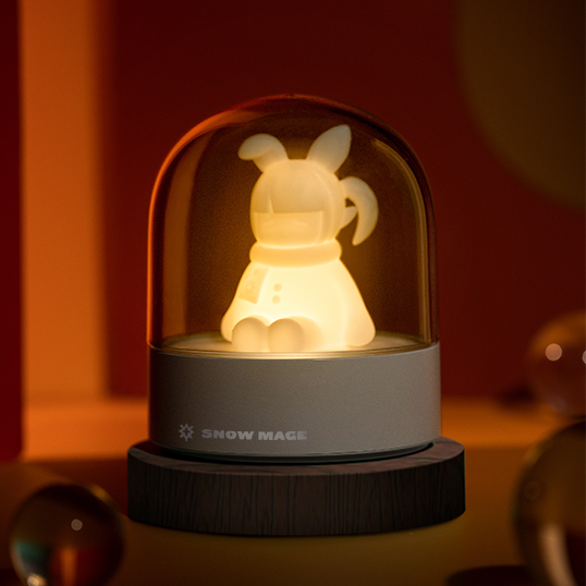 DNF地下城雪人夜灯音乐盒正品