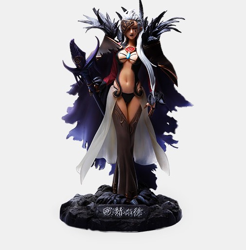 dnf地下城使徒来袭赫尔德二姐典藏包老款大型手办模型现货未拆封