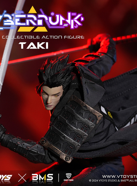 VTOYS X BMS X CF 1/12 可动人偶 【赛博朋克】武士：泷