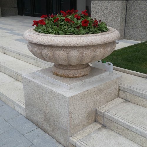 石材花盆花岗岩石雕大理石花钵