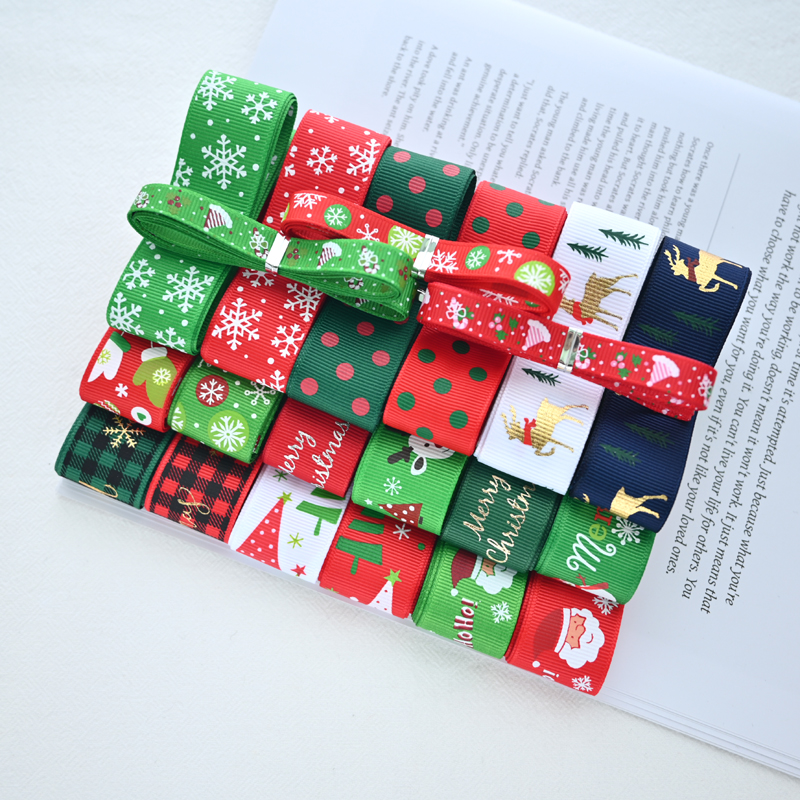 圣诞丝带节日喜庆织带