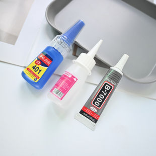 手工胶水粘胶珠宝胶401胶E6000酒精胶粘合性液体胶饰品粘钻合金胶