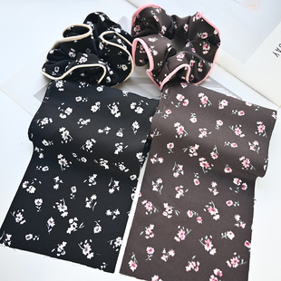 复古法式碎花朵布艺带肠圈布筒 DIY自制大肠发绳蝴蝶结马尾夹布料