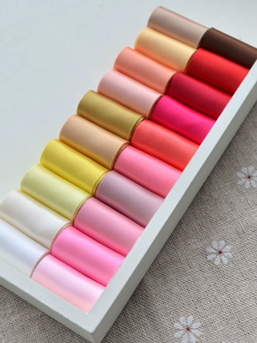 Двусторонная высококачественная лента, упаковка ручной работы, аксессуар для волос с бантиком, аксессуары, 25мм, из полиэстера