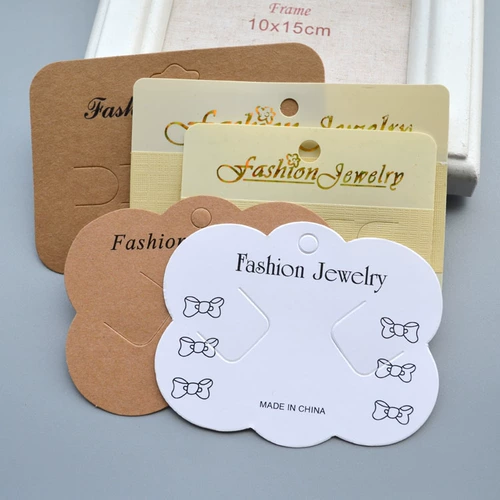 Аксессуар, упаковка, карточки, заколка для волос на шнурке ручной работы, в корейском стиле