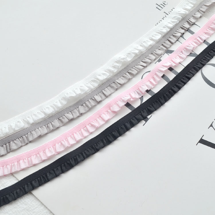 单边弹性裙边带 弹力花边 婴童发带头带颈链材料手工diy饰品配件