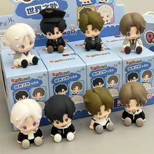 正版万代POTEPOTTE-R世界之外滴胶坐姿盲盒手办经典潮玩桌面摆件