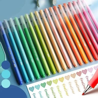 10 Color Morandi Colorful Gel Pen Student Note Marker Notebo