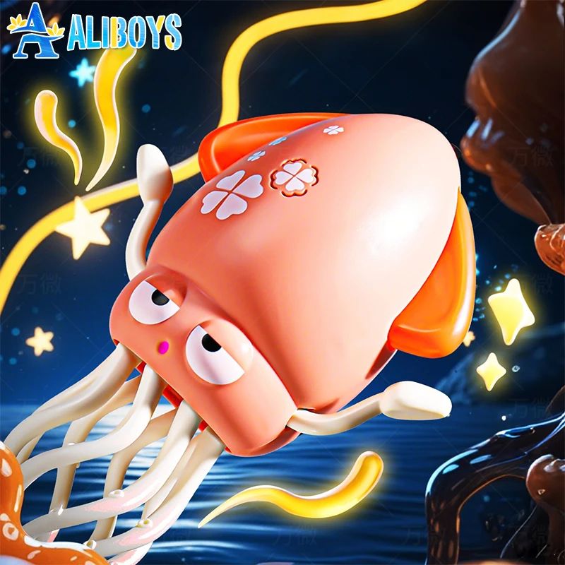 Electronic Dancing Octopus Auto-Avoid Crawling Pet Cartoon I