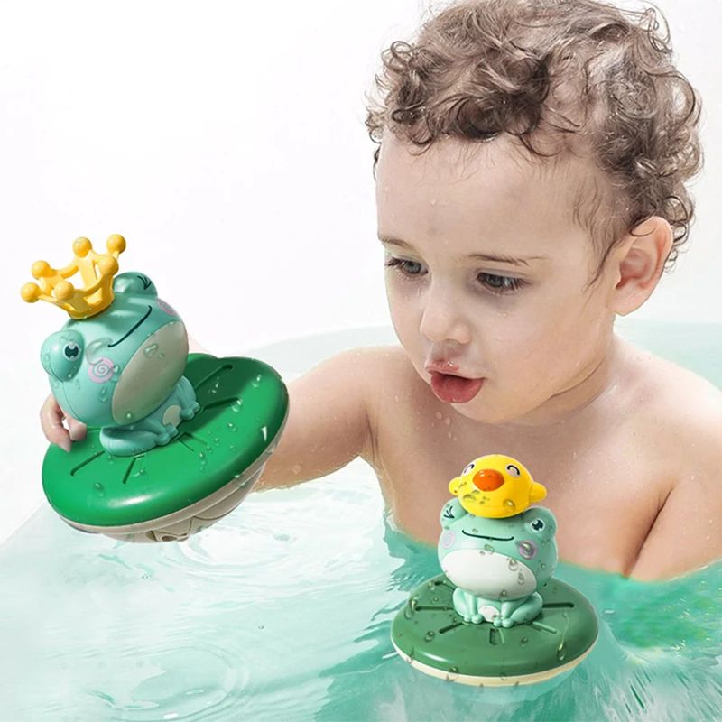 New Baby Bath Toys Electric Spray Water Floating Rotation Fr