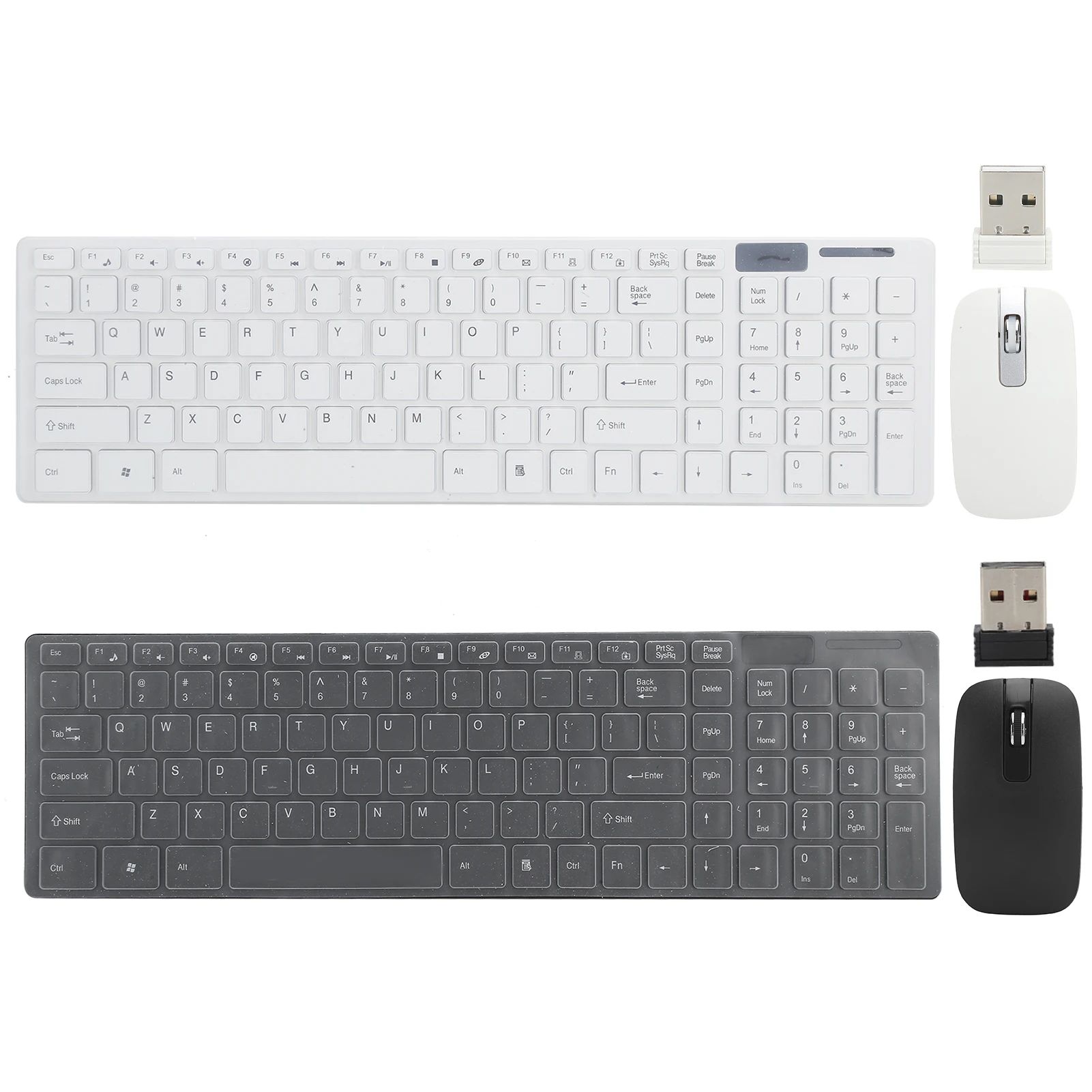 Mouse and Keyboard Set Keyboard and Mouse Wireless FN+Multim