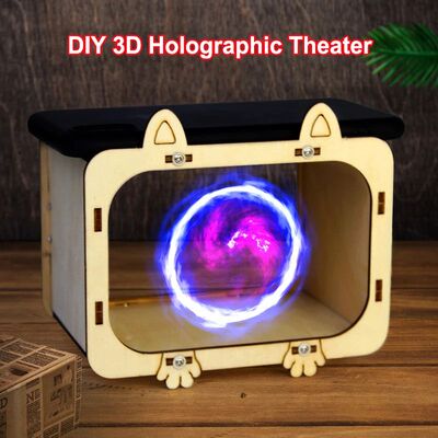 DIY 3D Holographic Theater Mobile Phone Projector Scientific