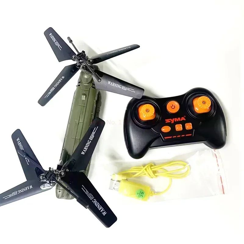 New Remote Control Helicopter,2.4g Hz S026h Military Transpo