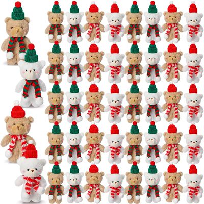 Christmas Stuffed Animal Bear Christmas Small Plush Cute Bea