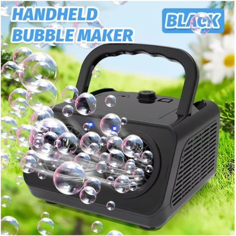Automatic Bubble Machine Upgrade Bubble Blower with 2 Fans 2