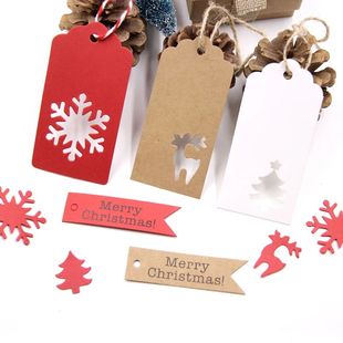 50PCS Christmas Series Paper Tags Merry Christmas DIY Crafts
