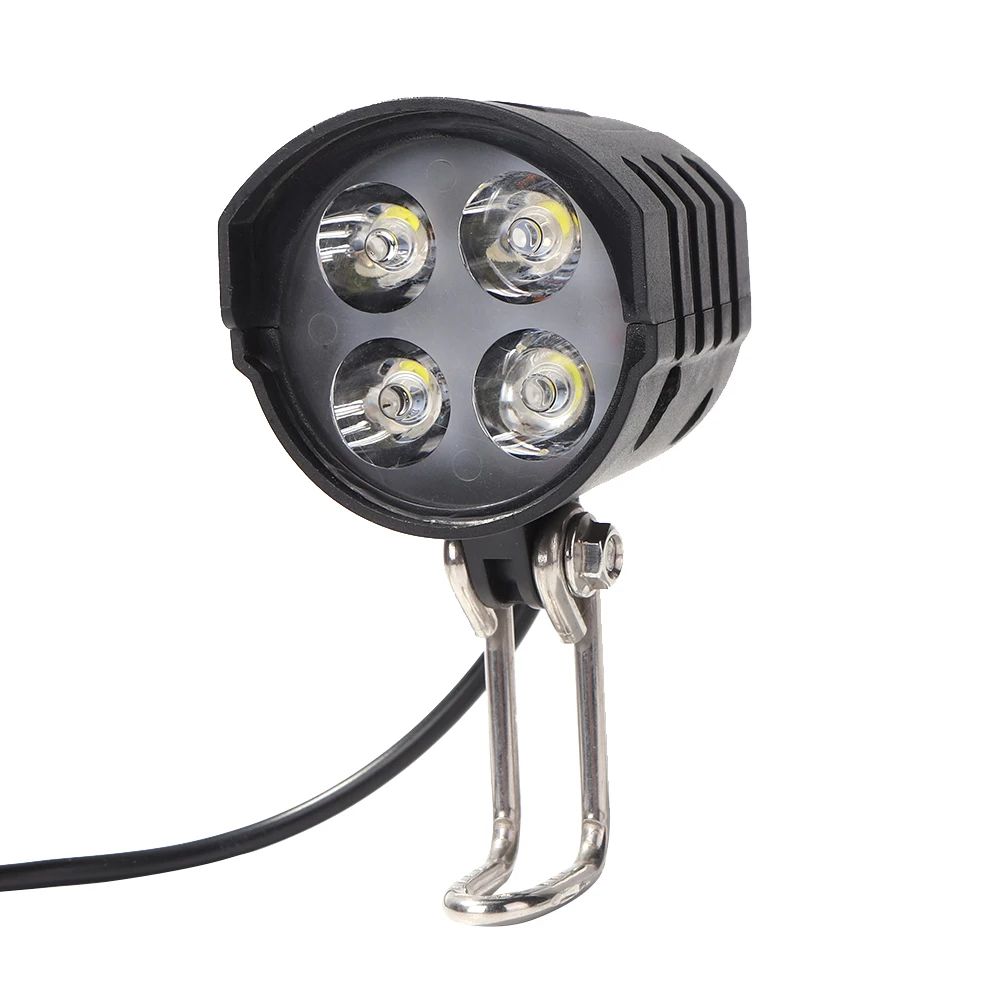 36V 48V 60V E-Bike Horn Light Electric Bicycle 4 LED Headlig