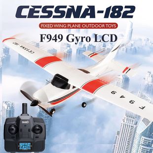 【C0】WLtoys 2.4G F949 LCD Version RC Airplane Cessna 182 3D