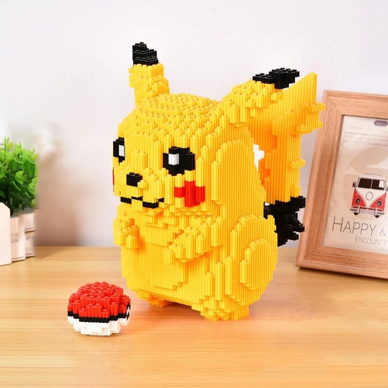 5210 Particle Pokemon Anime Pikachu Diamond Micro Building B
