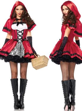 Women Little Red Riding Hood Cosplay Costumes for Halloween