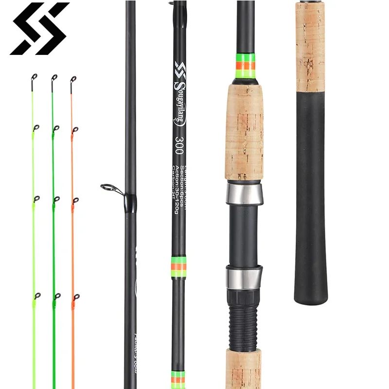 Sougayilang 3M Feeder Fishing Rod Cork Handle Carbon Fibre S